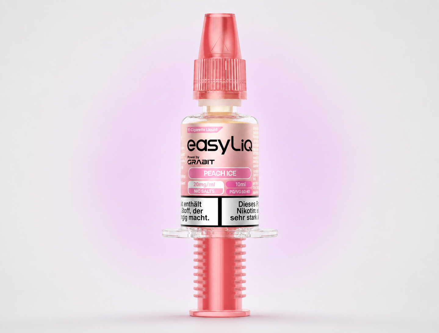 GRABIT EASYLIQ E-LIQUID PEACH ICE 10ML, 20MG/ML