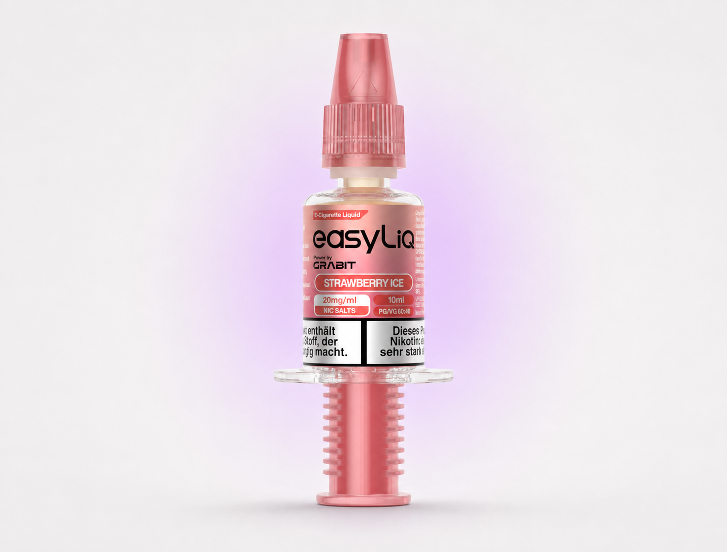 GRABIT EASYLIQ E-LIQUID STRAWBERRY ICE 10ML, 20MG/ML