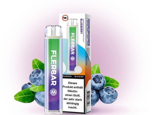 Bild von FLERBAR 600 Blueberry 20mg