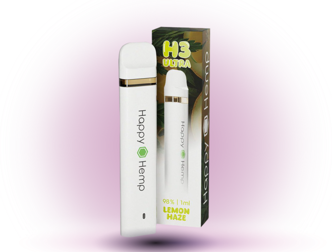 Happy Hemp H3 Ultra 98% Vape Lemon Haze