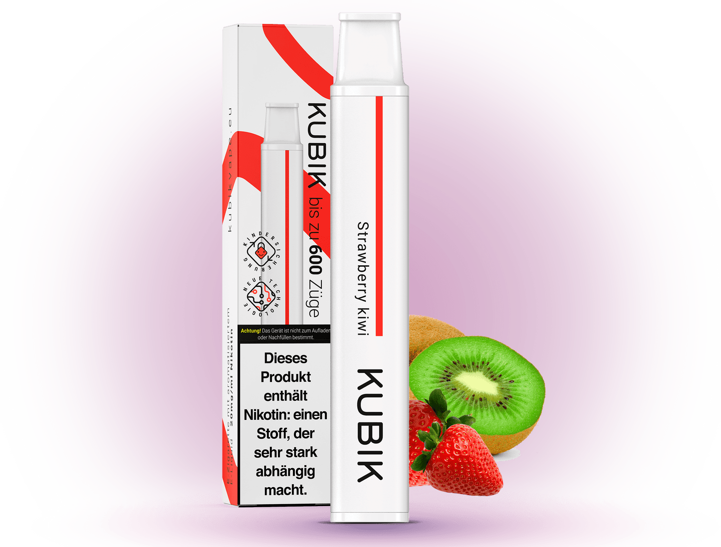 Kubik 600 Strawberry-Kiwi 20mg