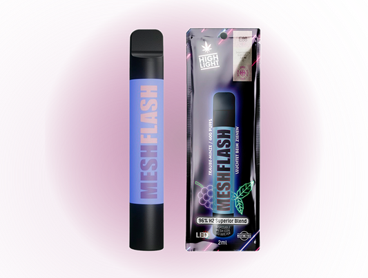 Bild von MeshFlash H2 Superior Blend Vape - Traube Minze 2ml