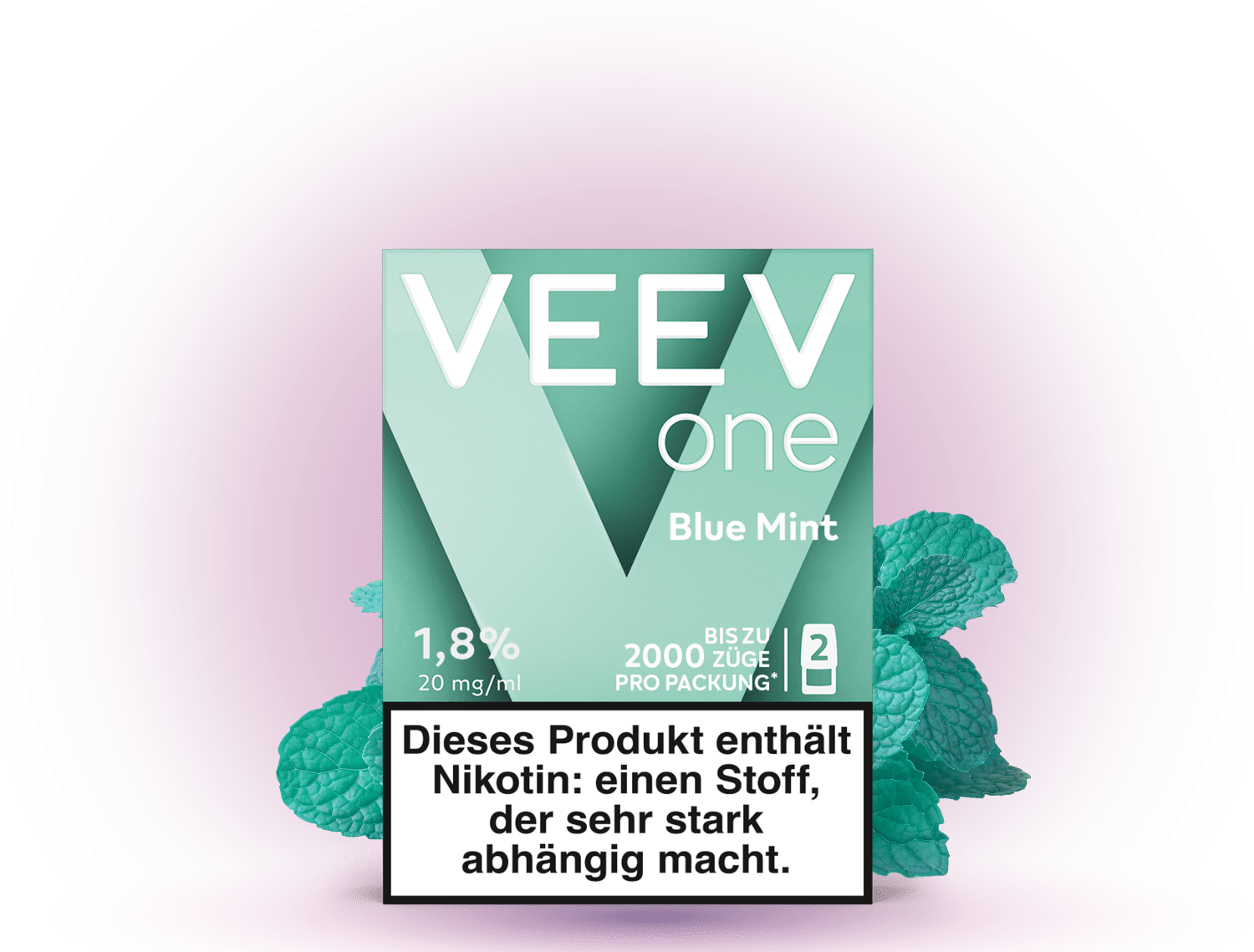 VEEV One Pods Blue Mint 2er Pack mit bis zu 2000 Zgen | Vape4ME VEEV One Pods Blue Mint 2er Pack mit bis zu 2000 Zgen | Vape4ME