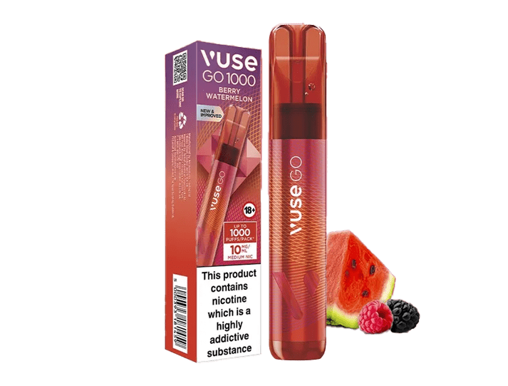 Vuse Go Berry Watermelon Einweg-E-Zigarette mit 1000 Zgen bei Vape4Me | Vape4ME Vuse Go Berry Watermelon Einweg-E-Zigarette mit 1000 Zgen bei Vape4Me | Vape4ME