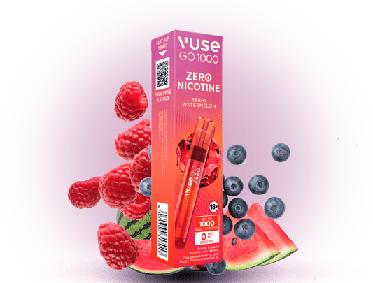 Bild von Vuse Go 1000 Berry Watermelon 0 mg Zero