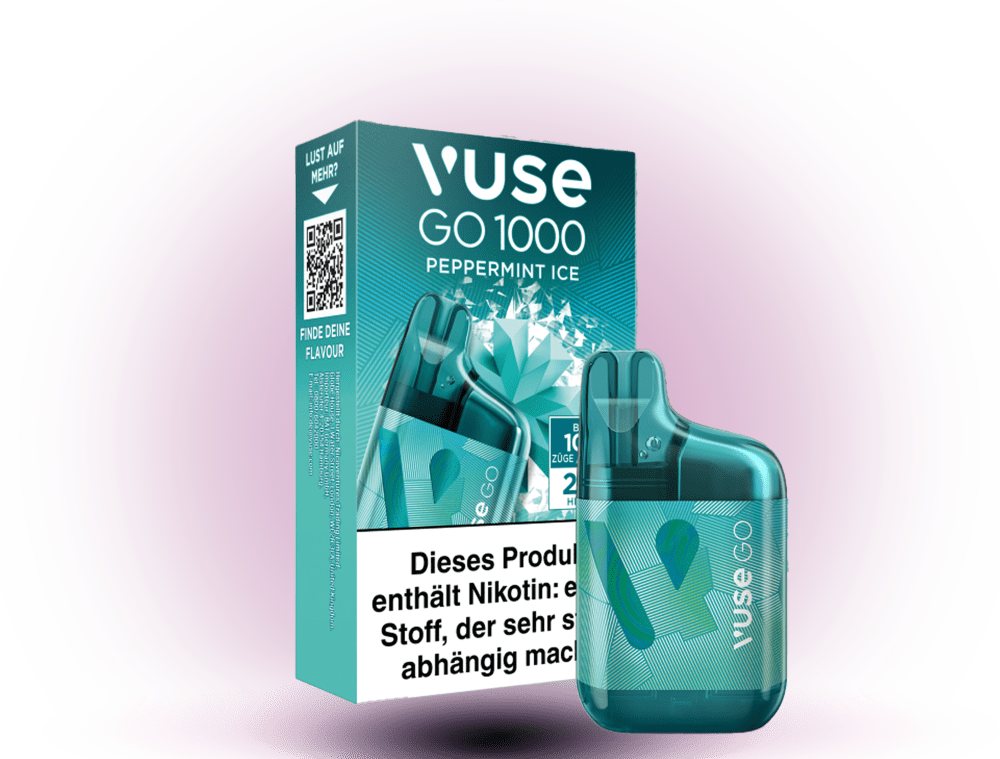 Vuse Go 1000 Peppermint Ice Box Einweg-E-Zigarette mit 1000 Zgen | Vape4ME Vuse Go 1000 Peppermint Ice Box Einweg-E-Zigarette mit 1000 Zgen | Vape4ME