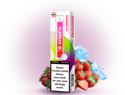 Flerbar 20 mg/ml Strawberry-Ice