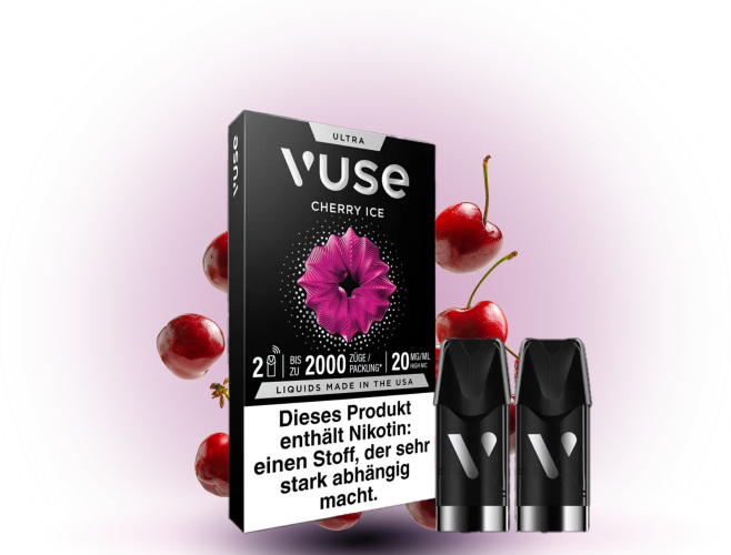 Vuse Cherry Ice 18mg E-Zigaretten-Kapseln mit 1900 Zgen | Vape4ME Vuse Cherry Ice 18mg E-Zigaretten-Kapseln mit 1900 Zgen | Vape4ME