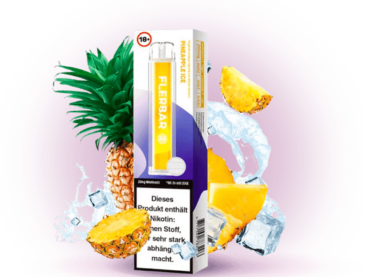 Bild von FLERBAR 600 Pinapple Ice 20mg