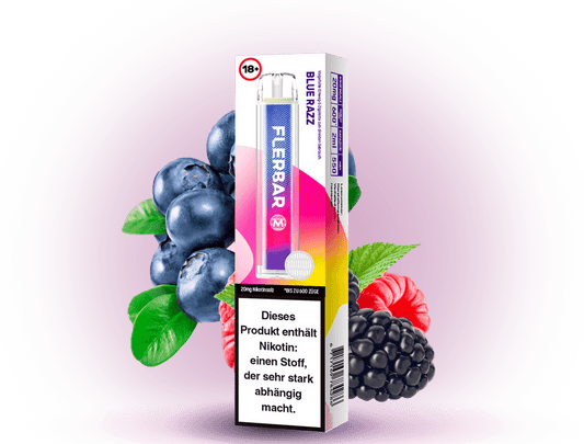 Bild von FLERBAR 600 Blue Razz 20mg