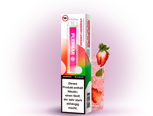 Bild von FLERBAR 600 Strawberry Lemonade 20mg