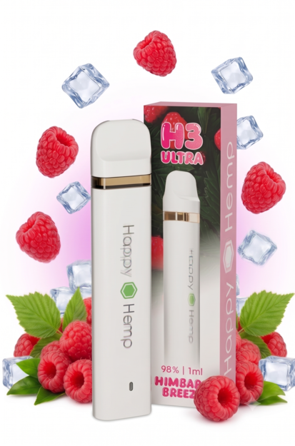 Bild von Happy Hemp H3 Ultra 98% Vape Himbaro Breeze