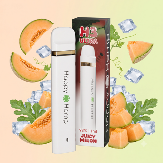 Bild von Happy Hemp H3 Ultra 98% Vape Juicy Melon