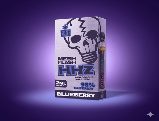 Bild von Mesh Flash - HHZ Vape Blueberry - 2ml