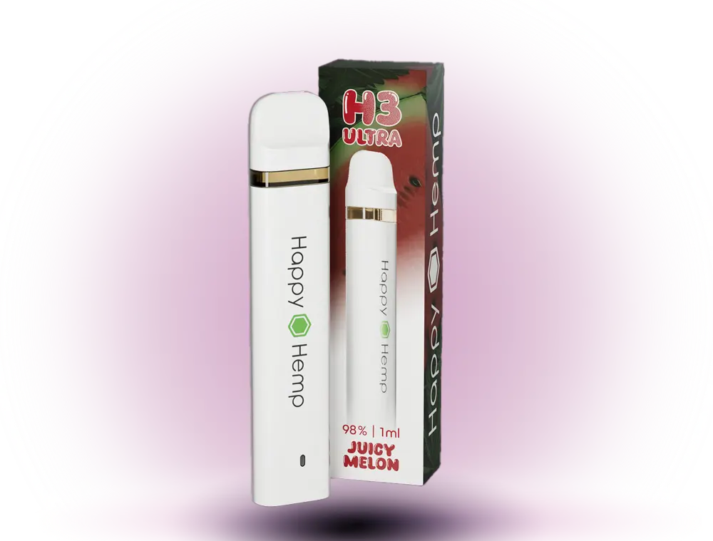 Happy Hemp H3 Ultra 98% Vape Juicy Melon