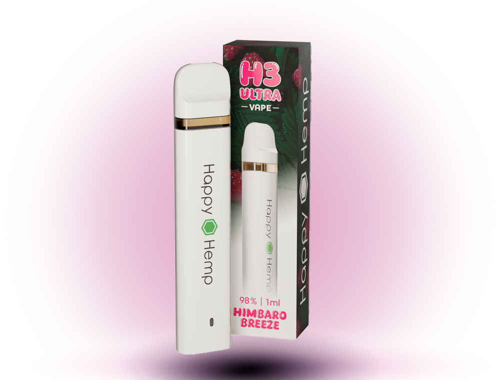 Happy Hemp H3 Ultra 98% Vape Himbaro Breeze