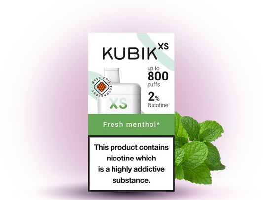 KUBIK XS 800 Fresh Menthol – 800 Züge, Erfrischendes Menthol, 20mg