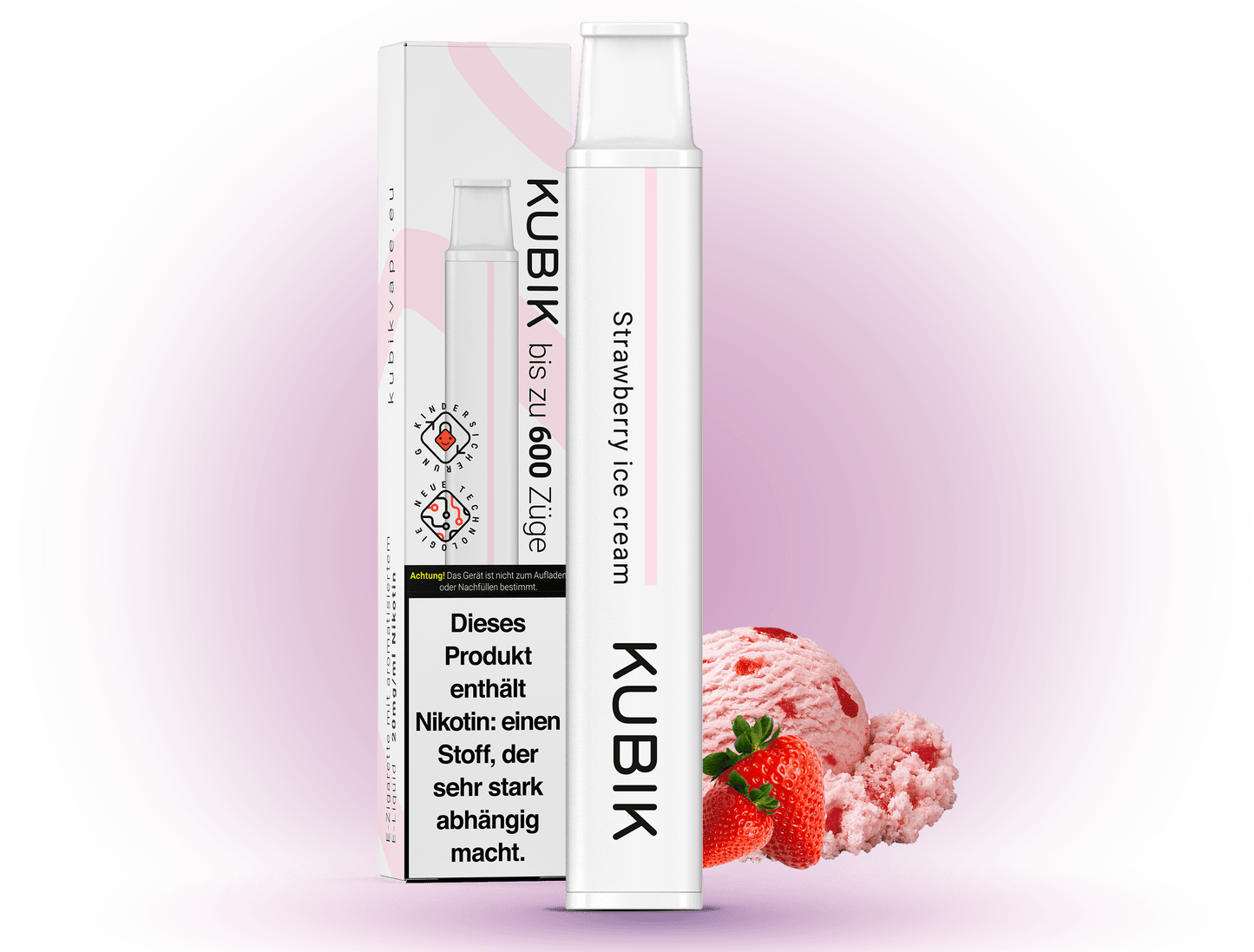 Kubik 20 mg/ml Strawberry-Ice-Cream