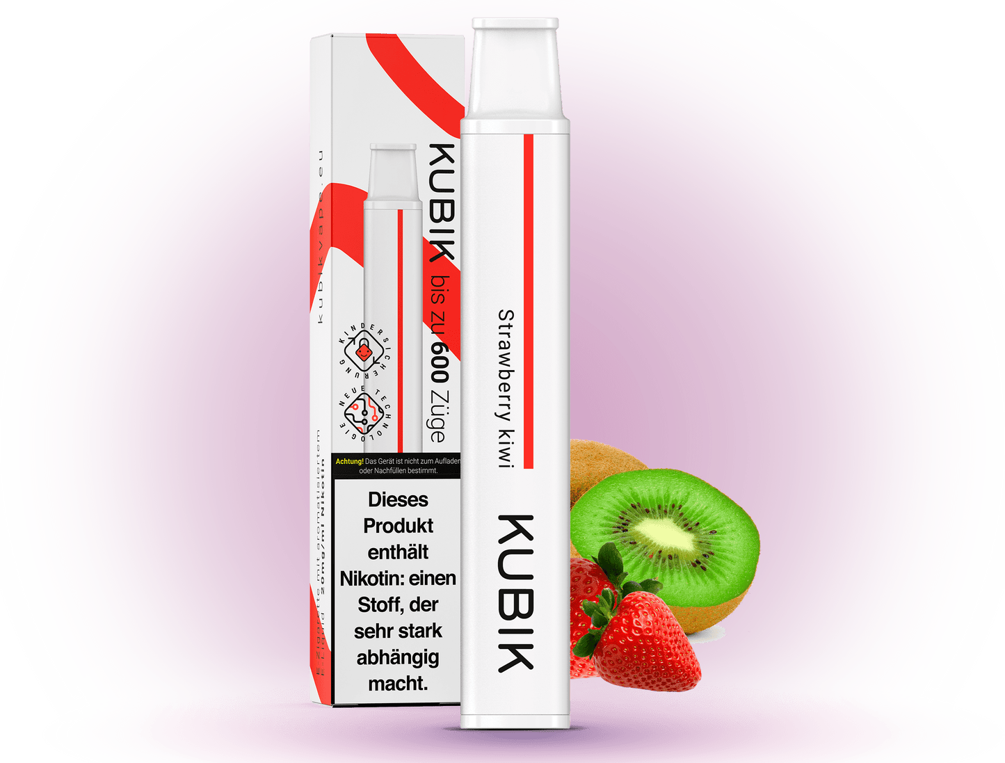 Kubik 600 Strawberry-Kiwi 20mg