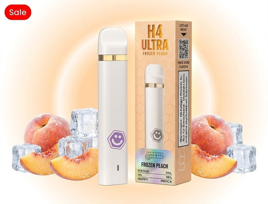 Bild von Happy Hemp H4 Ultra 98% Vape  Frozen Peach