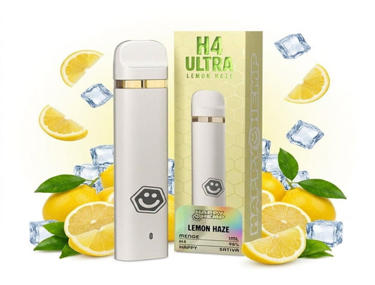 Bild von Happy Hemp H4 Ultra 98% Vape  Lemon Haze