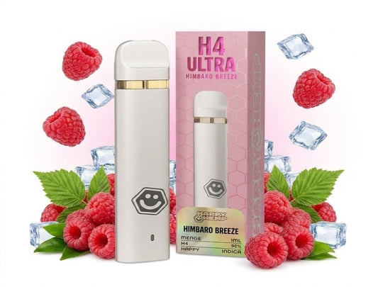 Bild von Happy Hemp H4 Ultra 98% Vape Himbaro Breeze