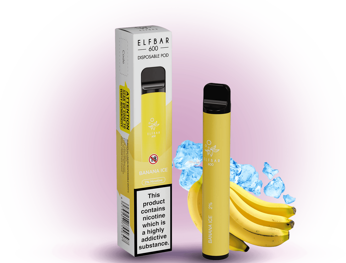 Elfbar 600 Banana Ice 20mg