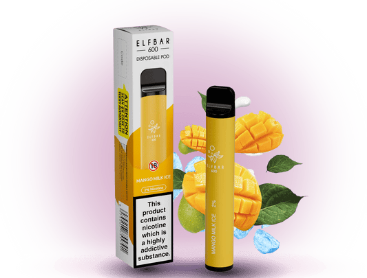 Bild von Elfbar 600 Mango Milk Ice Elfbar 20mg