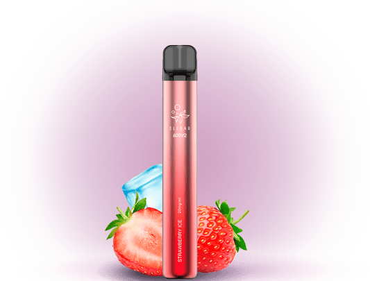 Elfbar 600V2 Strawberry Ice – Erdbeer-Vape, 600 Züge, Jetzt Kaufen