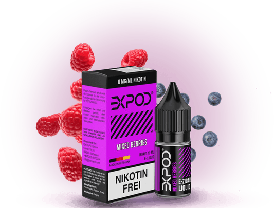 Expod Mixed Berry - Einweg-E-Zigarette mit dem Geschmack von gemischten Beeren für ein süßes und fruchtiges Dampferlebnis.