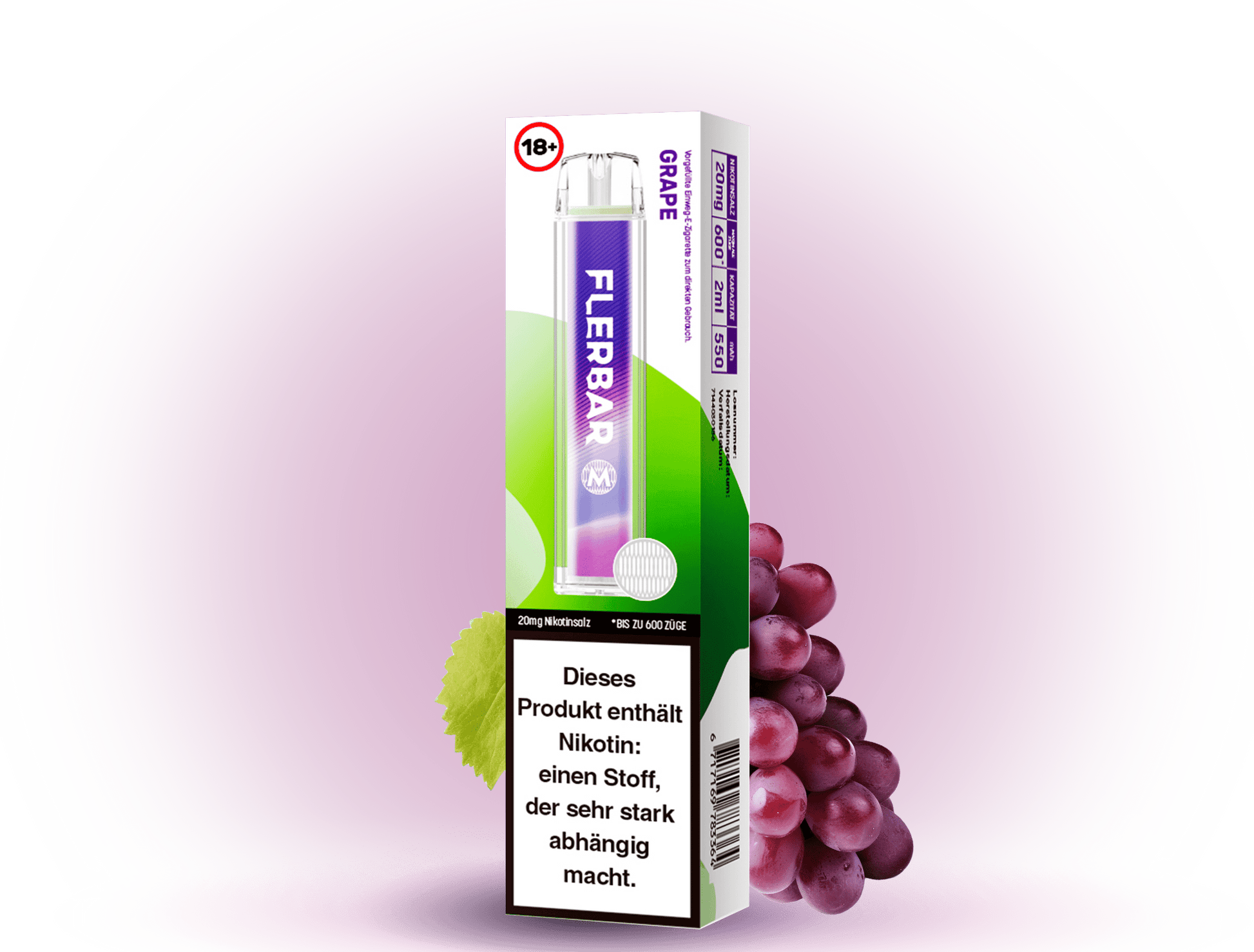 Flerbar Grape – Intensives Traubenaroma für ein erfrischendes Dampferlebnis