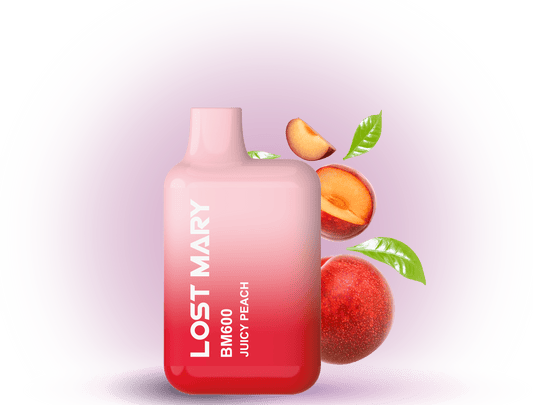 Lost Mary Juicy Peach – Einweg E-Zigarette mit saftigem Pfirsichgeschmack.