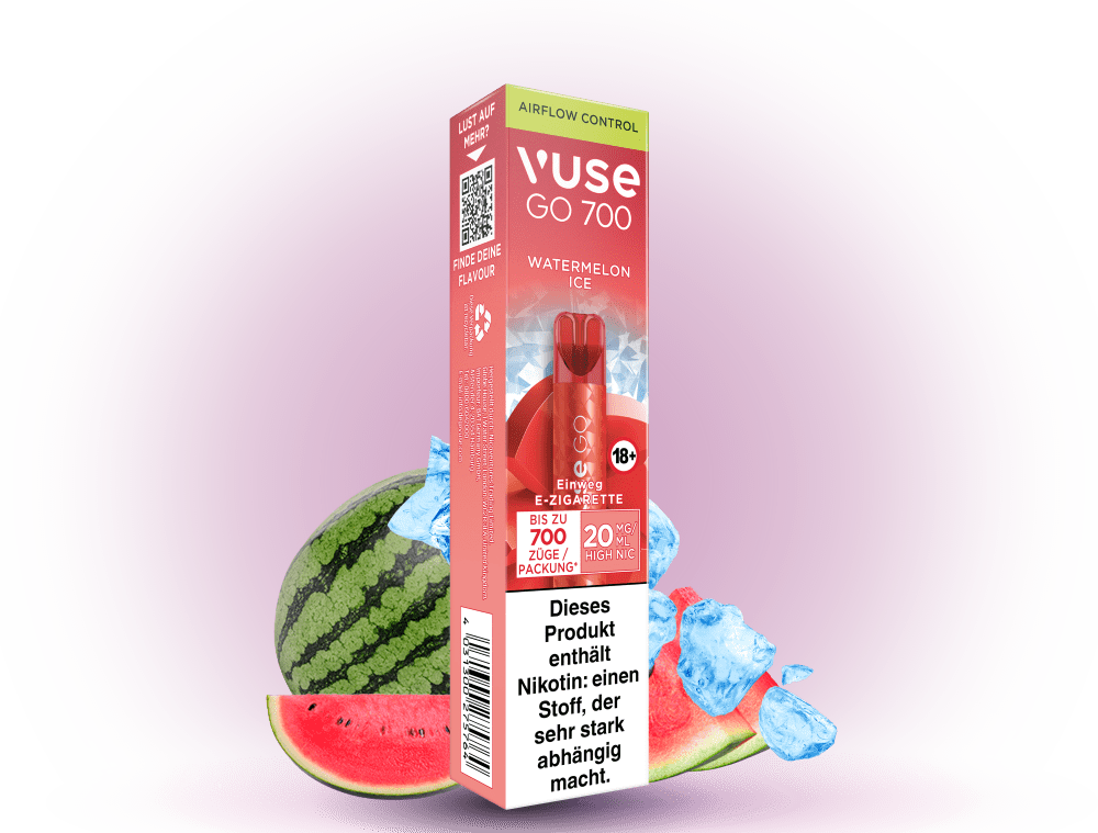 Vuse Go 700 Watermelon Ice – Erfrischender Wassermelonen-Vape!