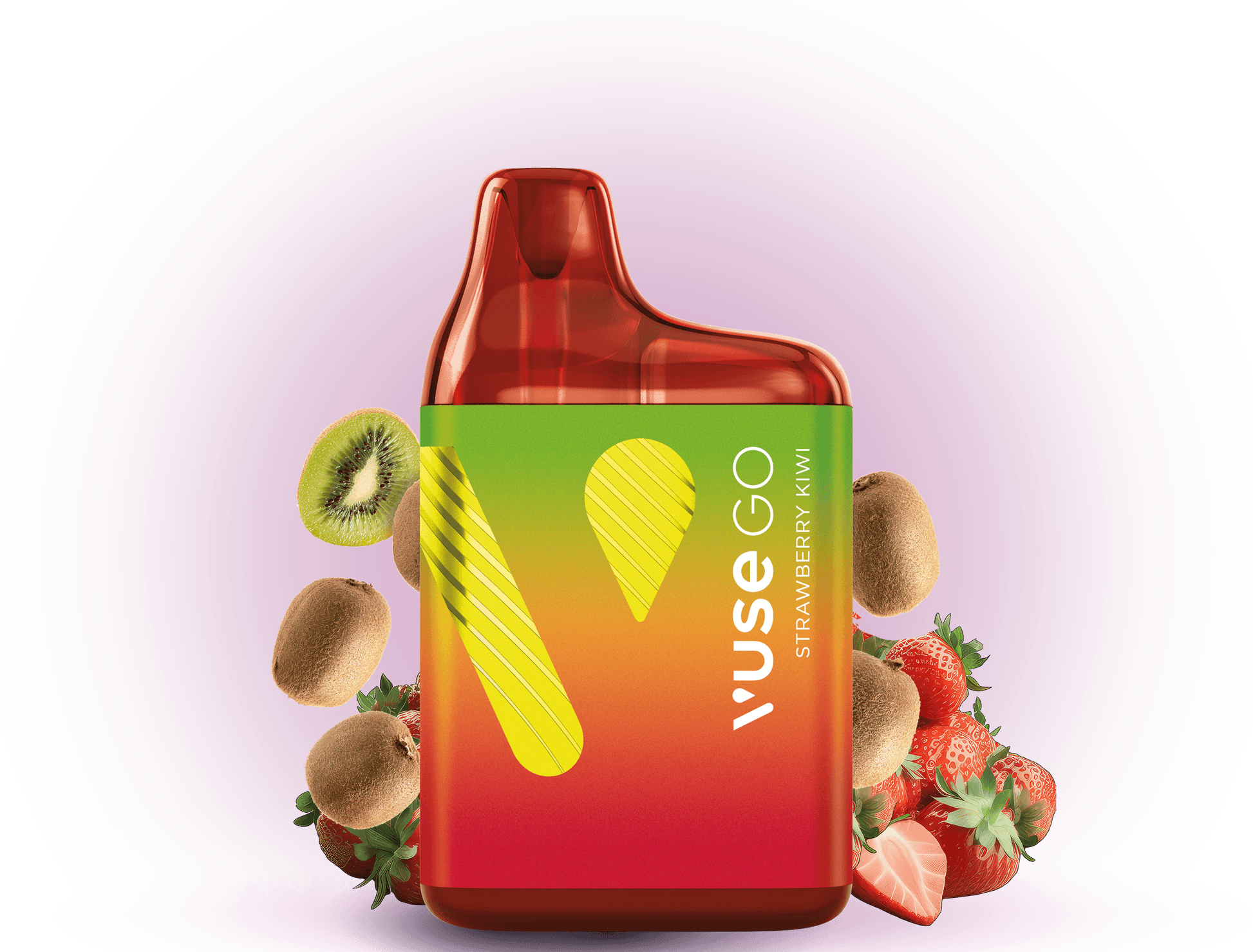 Vuse Go 800 Strawberry Kiwi – Einweg E-Zigarette mit fruchtigem Erdbeer-Kiwi-Geschmack und 20 mg/ml Nikotin